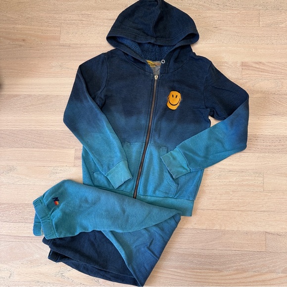 AVIATOR NATION - Ombré Blue Sweatsuit - Size 10